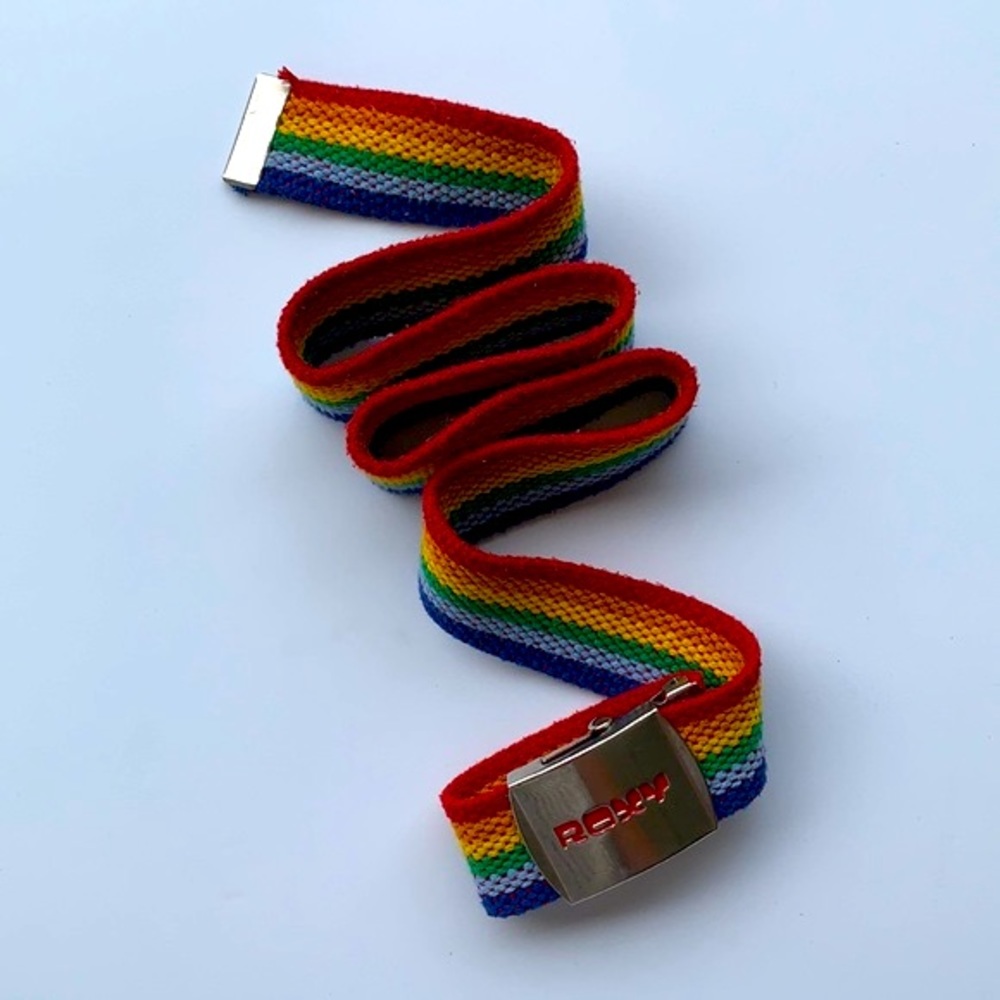 ROXY | Y2K rainbow fabric belt - Picture 2 of 4